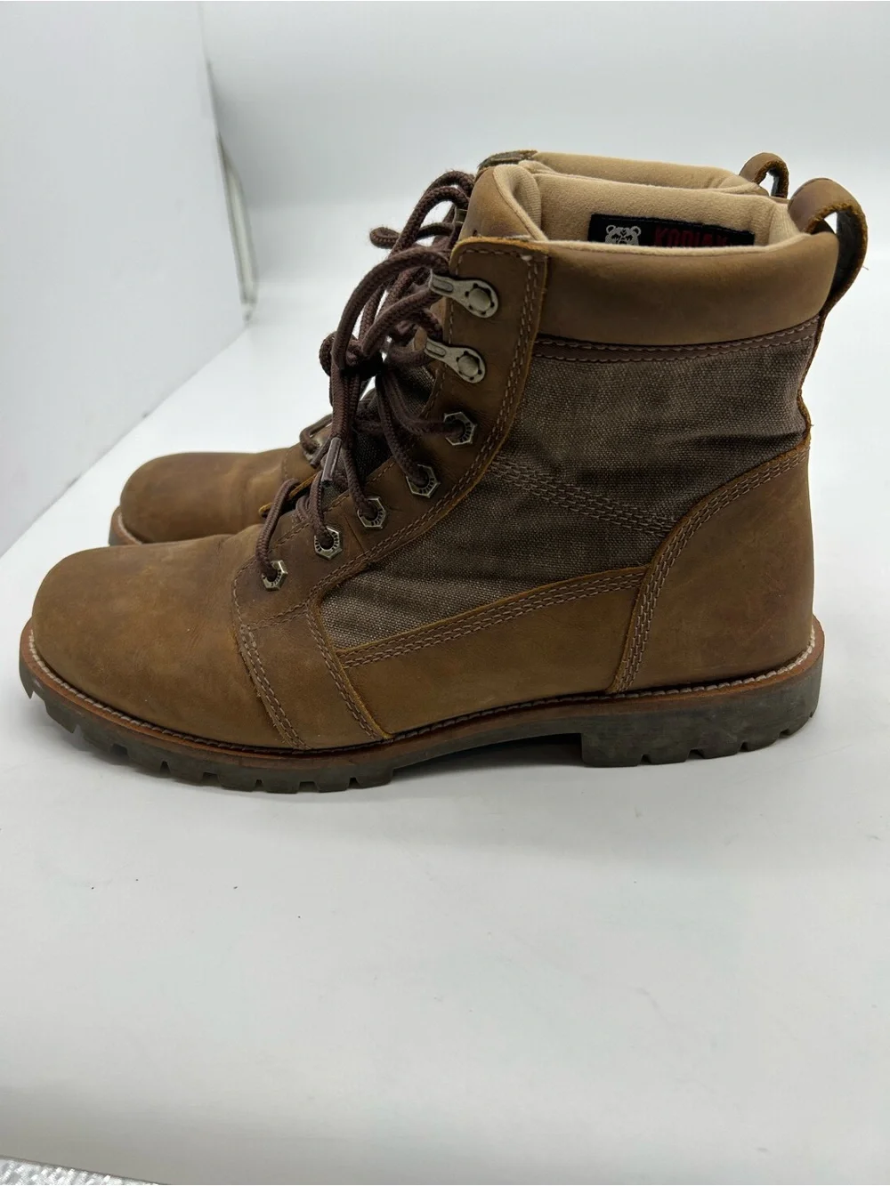 Kodiak Men’s Thane Waterproof Brown Leather Lace-Up Work Boots 11